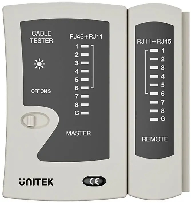 Unitek Tester RJ45/RJ11 (OT140AGY01) | OT140AGY01