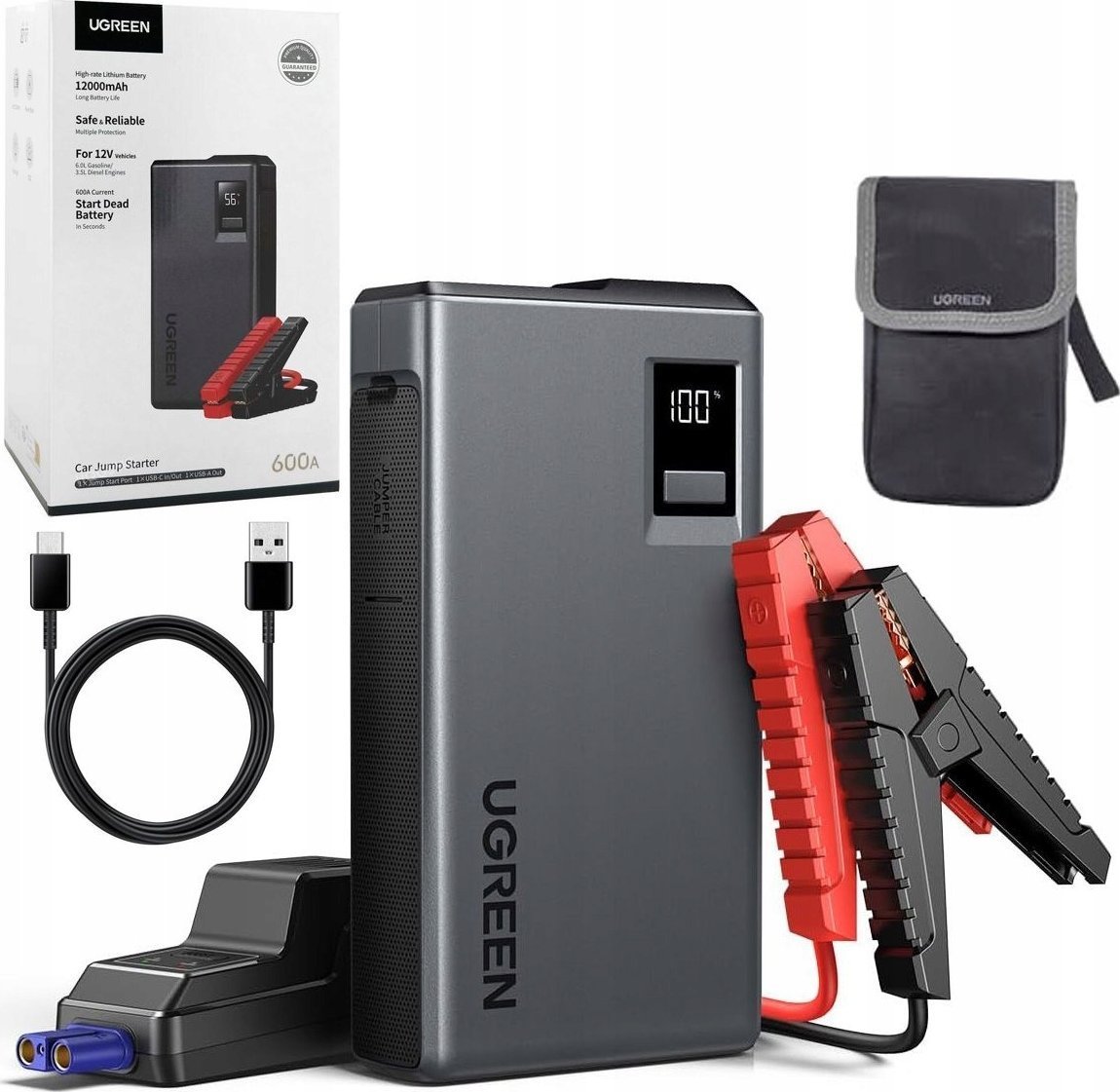 / Jump starter UGREEN ES702 12000mAh