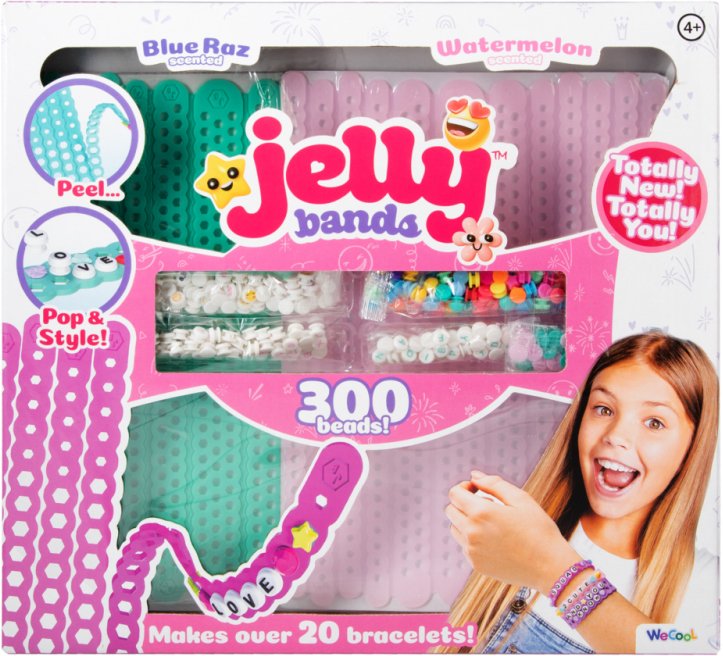 Usorteret Jelly Bands Blue Razberry-Watermelon Bracelets