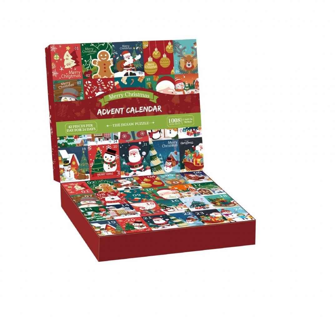 Usorteret Puzzles Merry Christmas Advent Puzzle