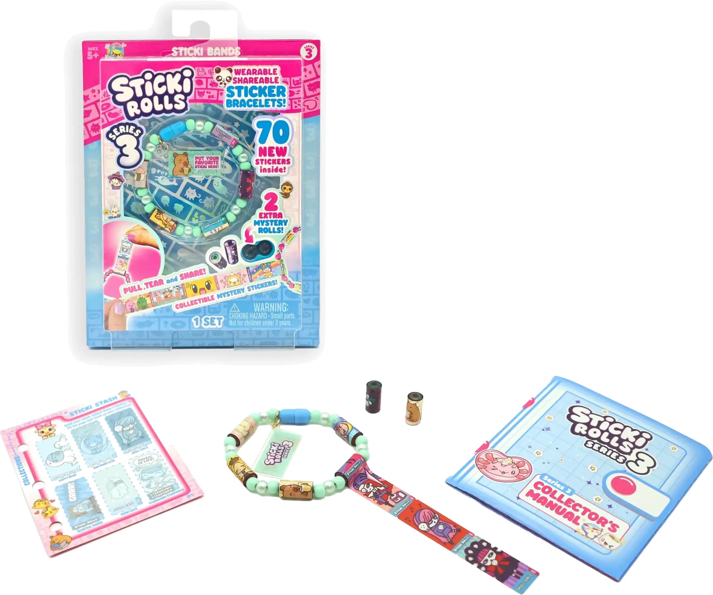 Usorteret Sticki Rolls Sticki Band S3