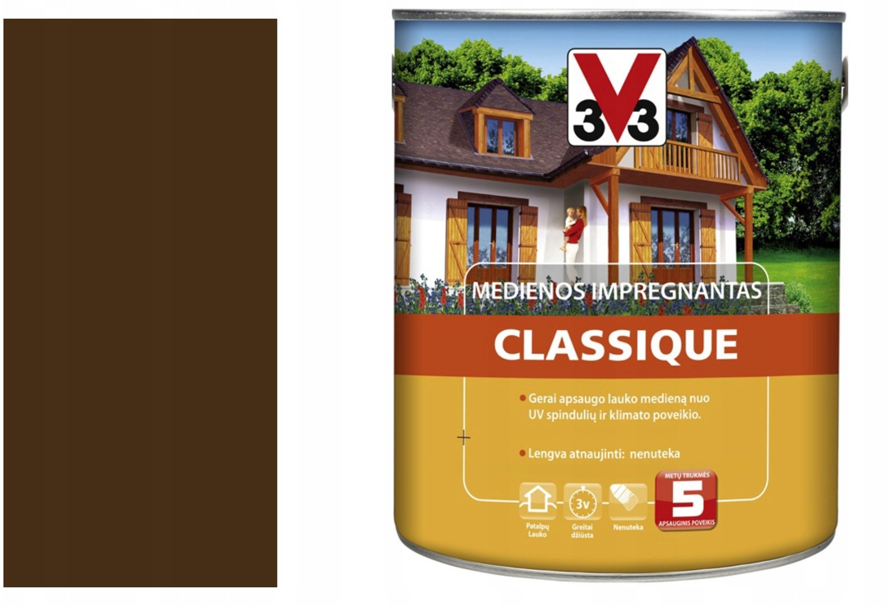V33 WOOD IMPREGNATOR CLASSIQUE (DARK OAK