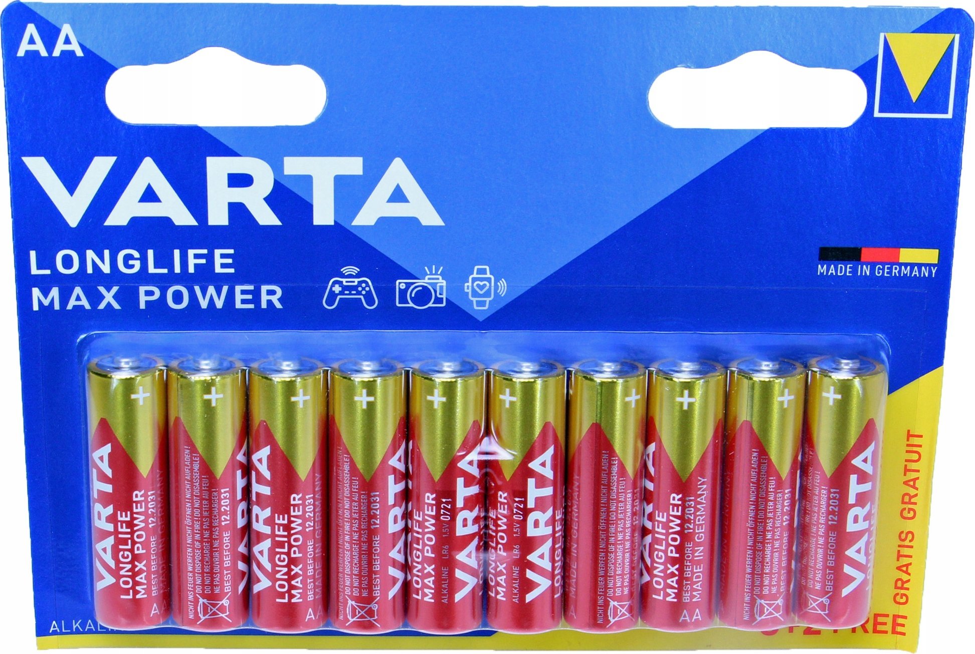 Varta Longlife Max Power AA 10