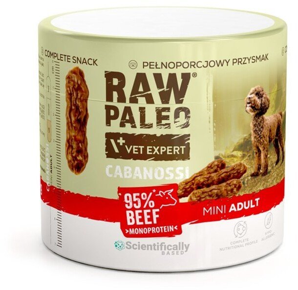 VetExpert Raw Paleo* Cabanossi beef mini