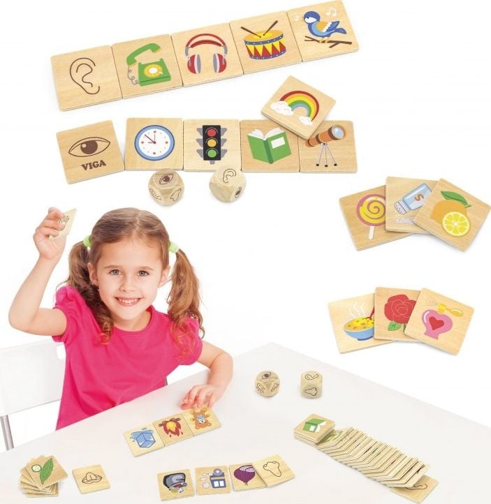 Viga Toys VIGA  Ucząca  Zmysły 3