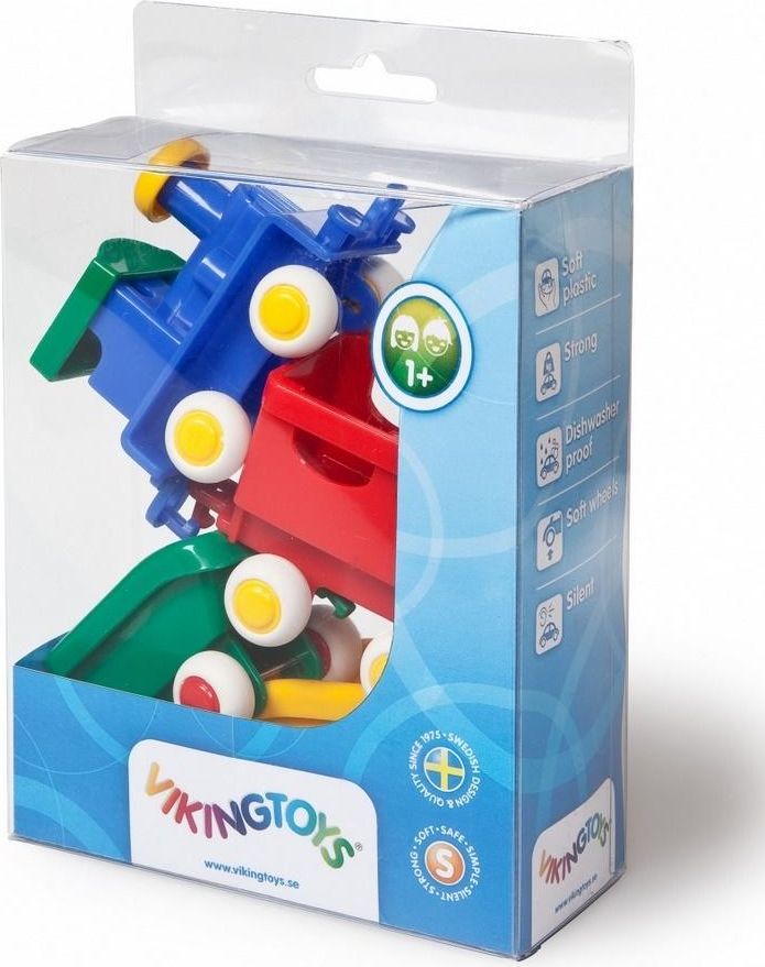 Viking Toys VIKING Z DWOMA WAGONAMI