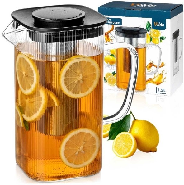 Vilde  szklany 1,5L z zaparzaczem