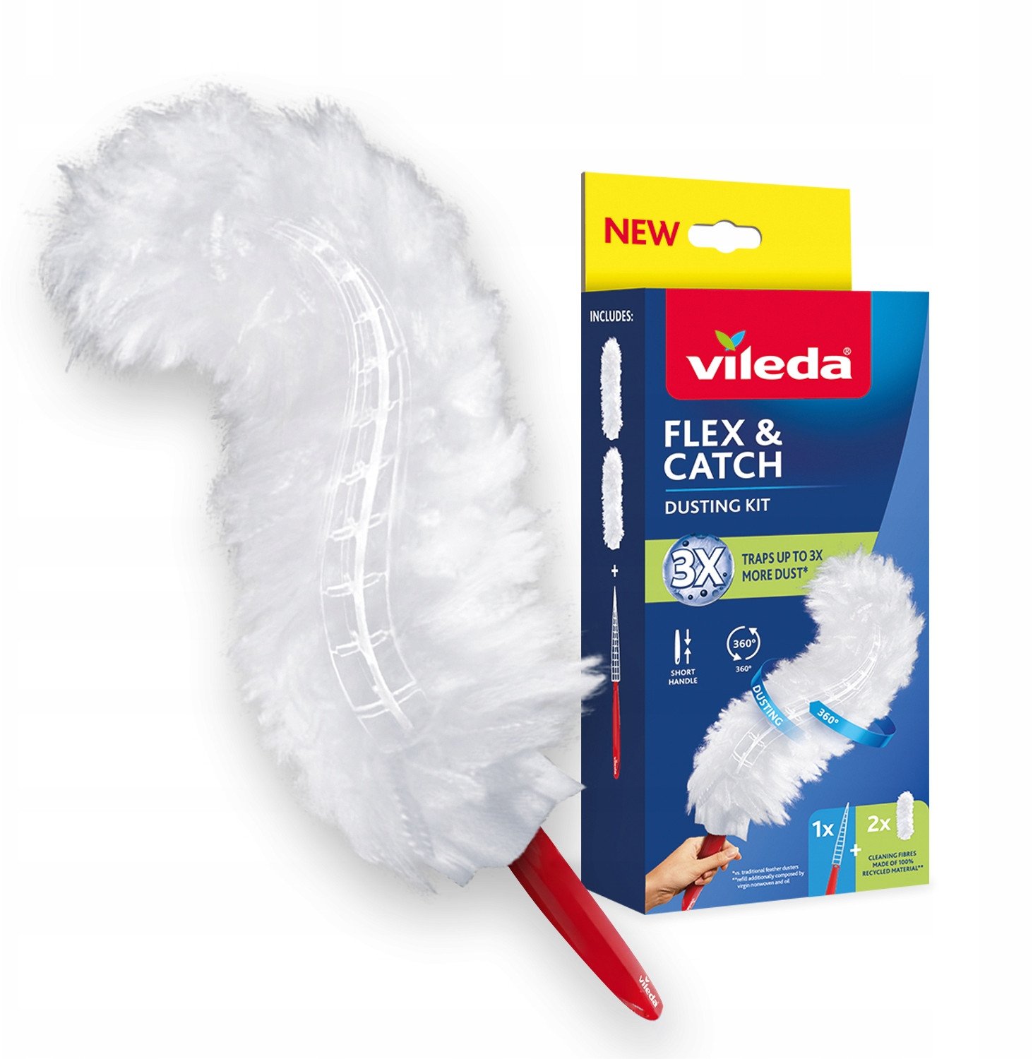Vileda Flex & Catch Short-Handle +
