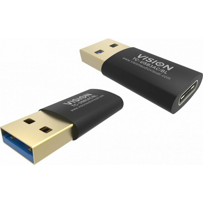 Vision Professioneller installationstauglicher USB-C-zu-USB-A- - 30