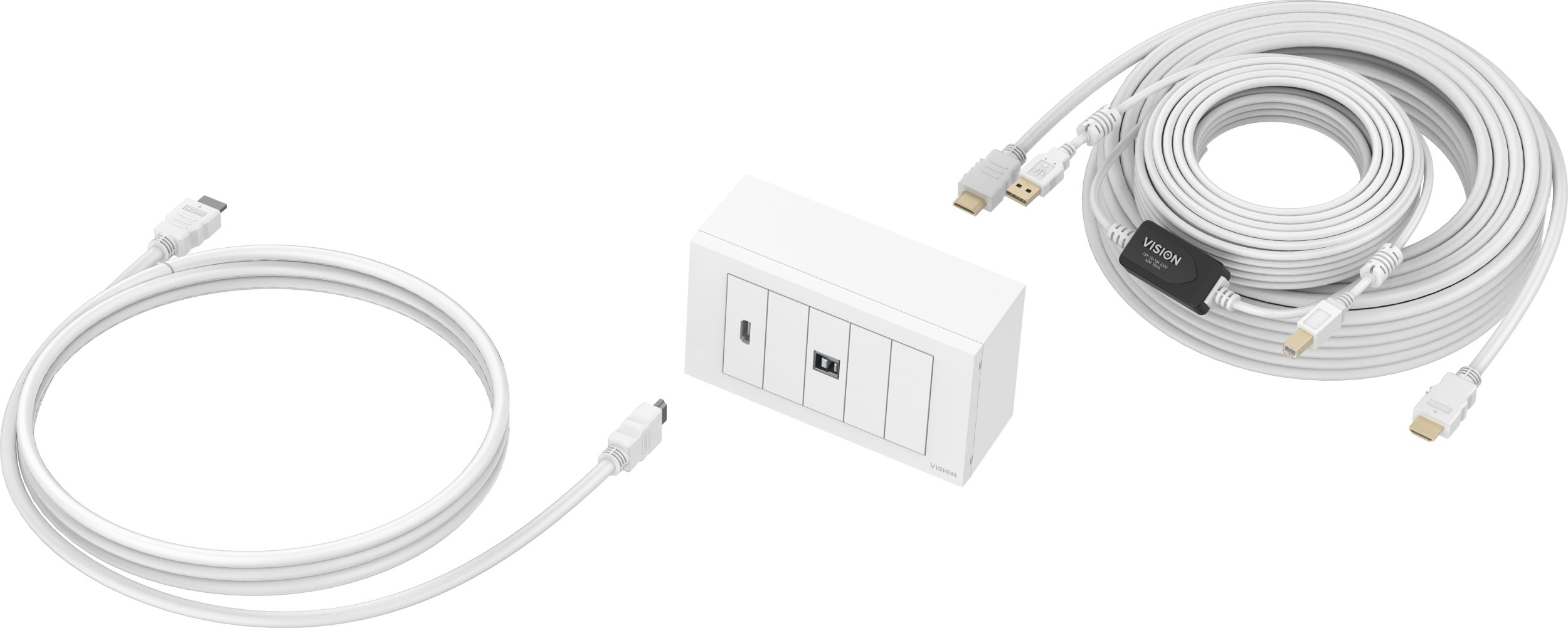 Vision Techconnect Modulares AV-Panel Kabeln -