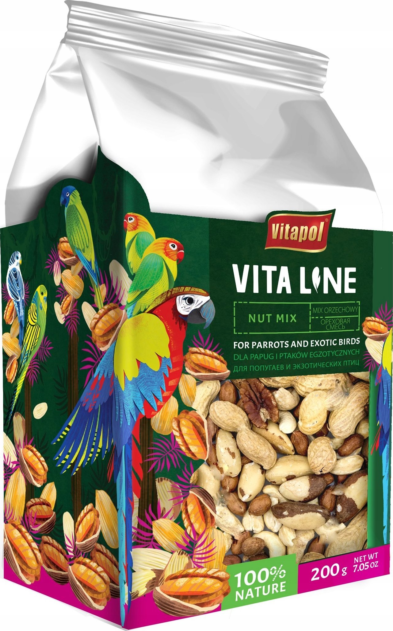 Vitapol Vitaline Mix orzechowypapug i egzotycznych