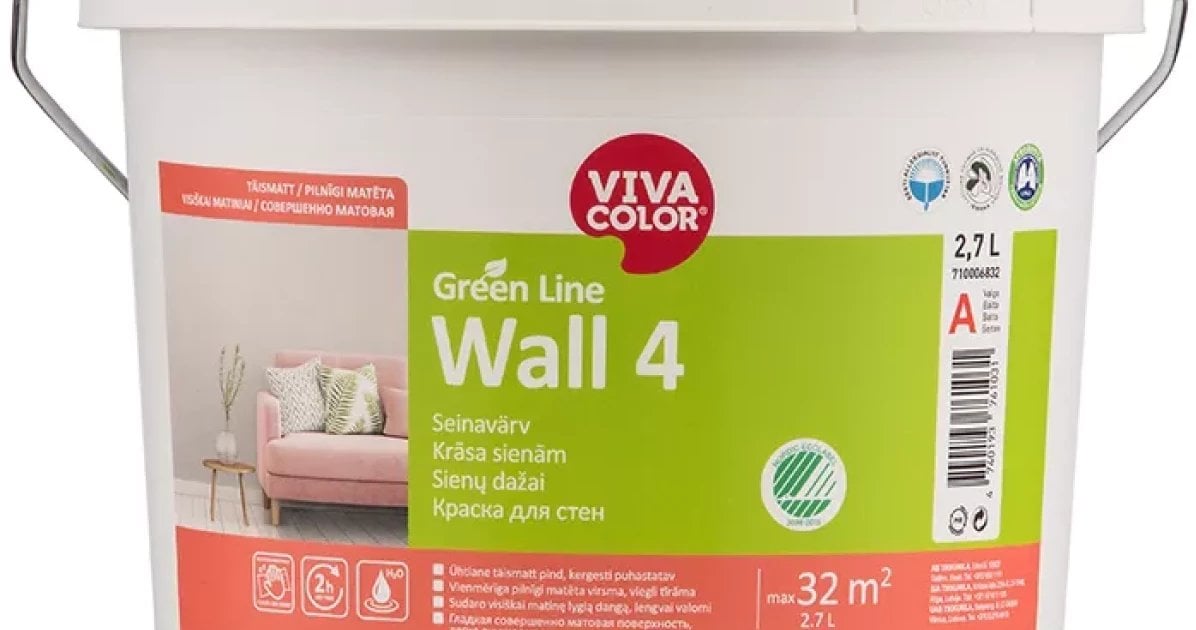 VivaColor PAINT GREEN LINE WALL 4