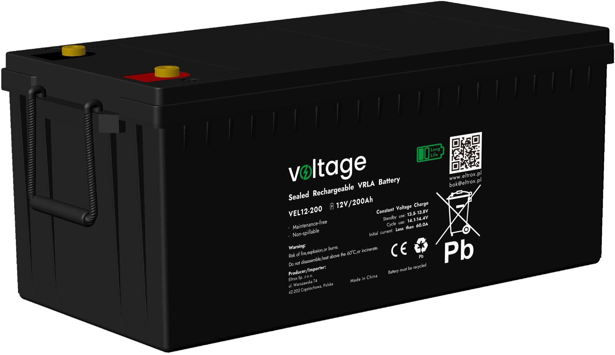 Voltage AGM Voltage Long Life 12V