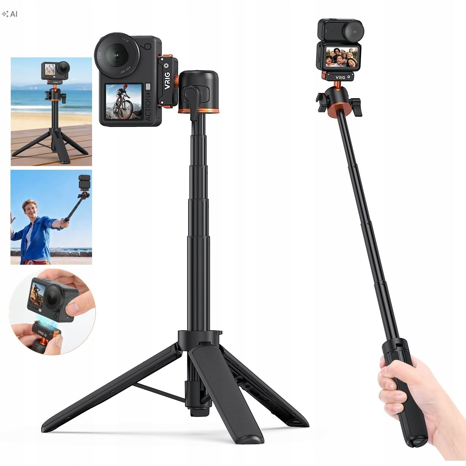 VRIG   534.3 Cm Selfie Stick