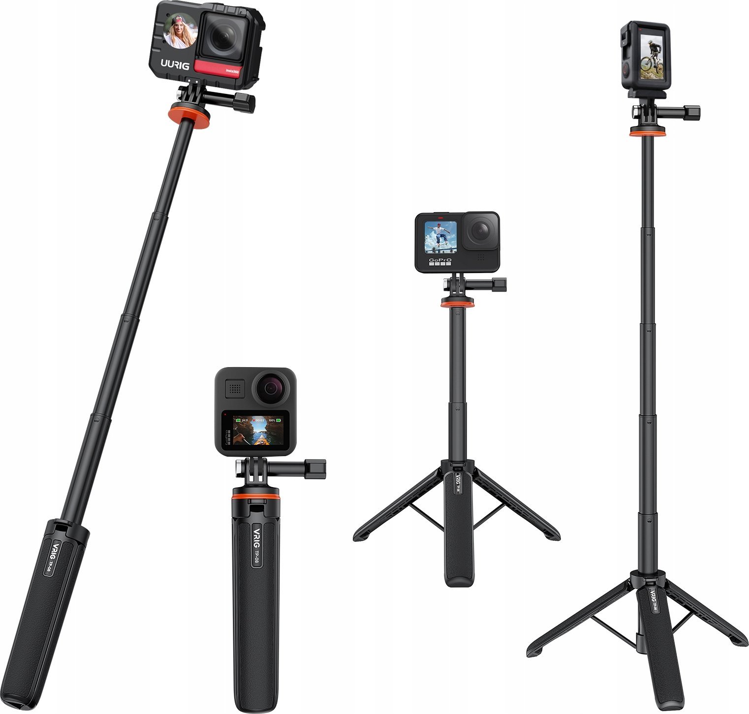 VRIG  Monopod Grip Do Kamery Gopro