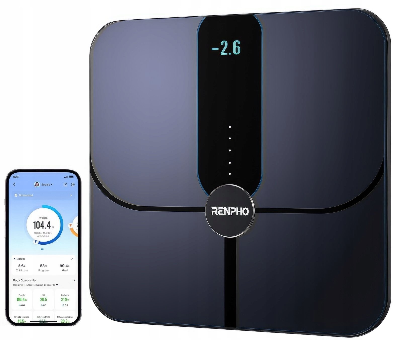 Łazienkowa Renpho Scale Smart Body Analysis