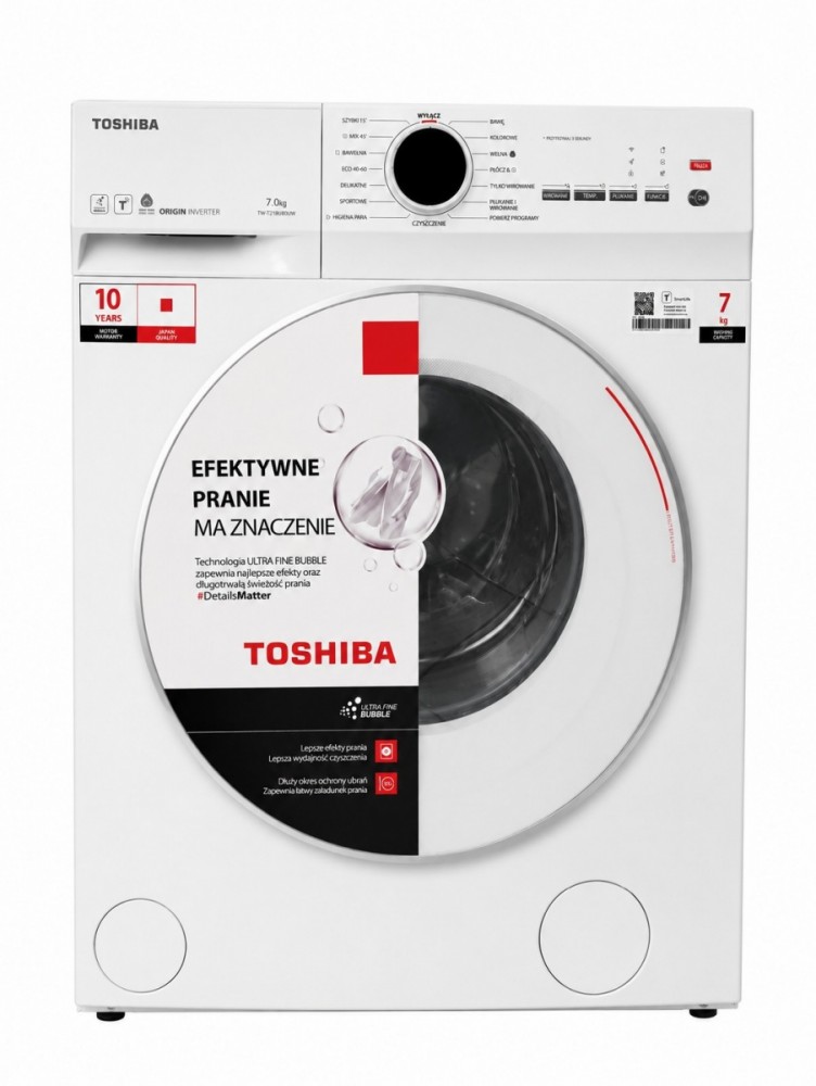Toshiba Washing machine TW-T21BU80UWBK(WK) 7 kg