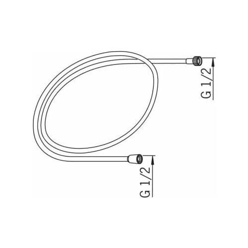 Oras SHOWER HOSE, SENSIVA | 241014-60