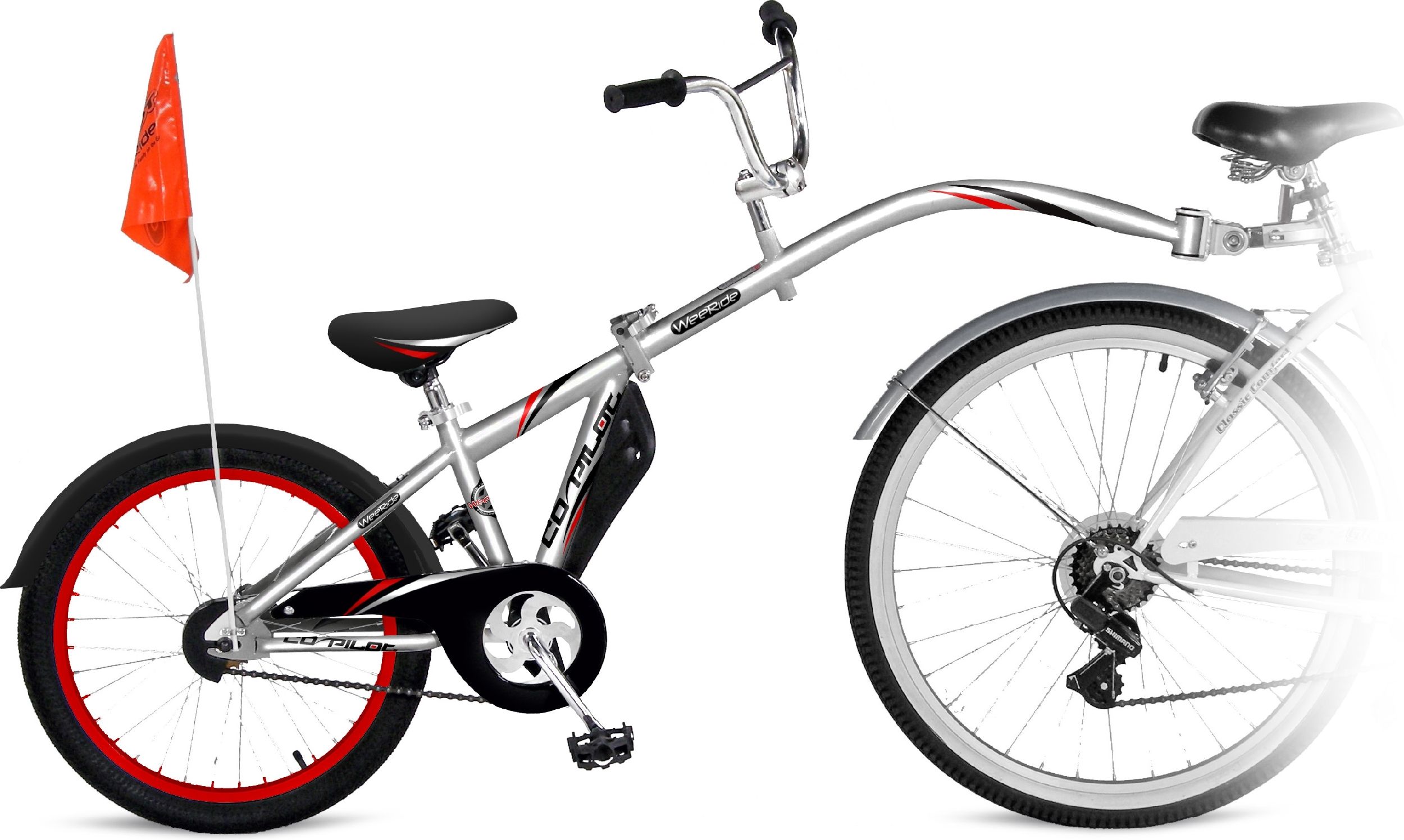 WeeRide Co-Pilot | WeeRide Co-Pilot srebrny