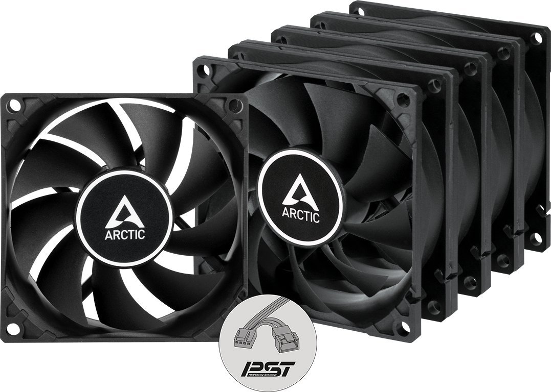 Arctic F8 PWM PST 5-pack (ACFAN00261A)