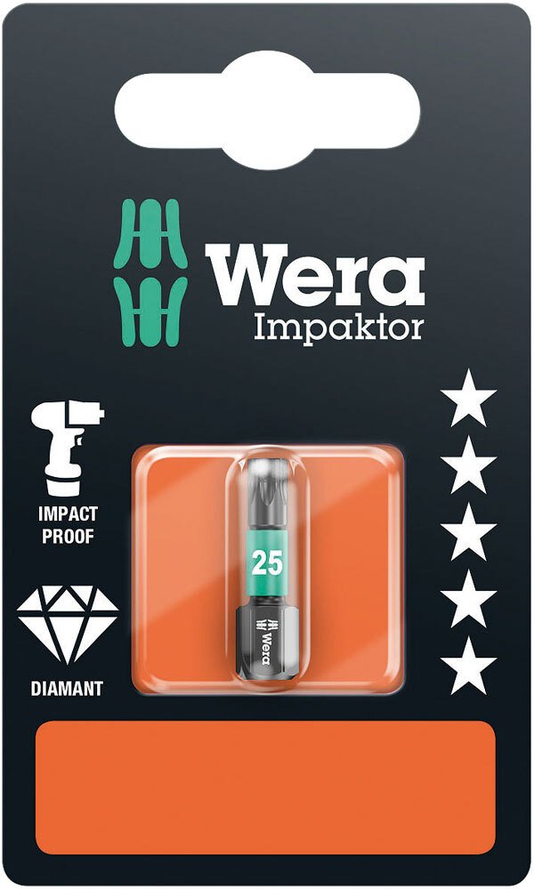 Wera Bit  Impaktor, , TX 25 x
