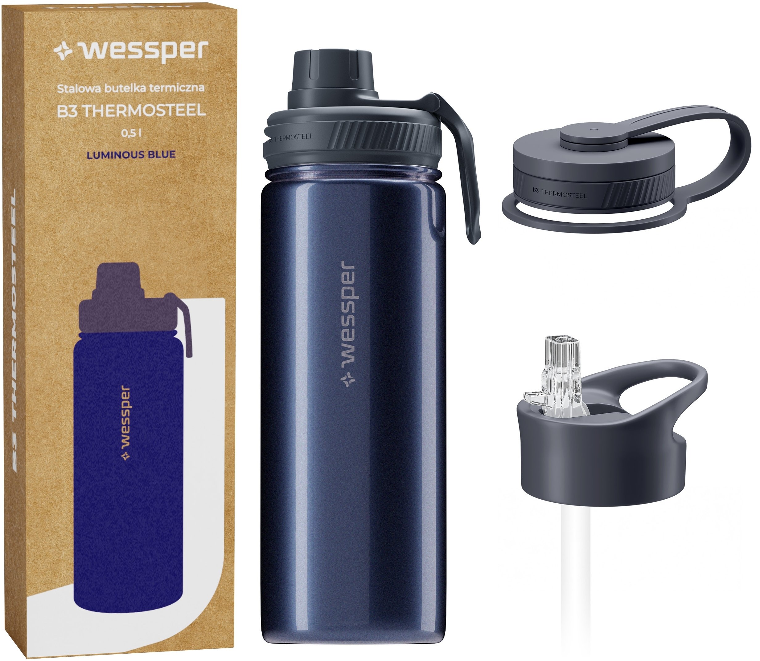 Wessper termiczna B3 THERMOSTEEL Metalic Blue