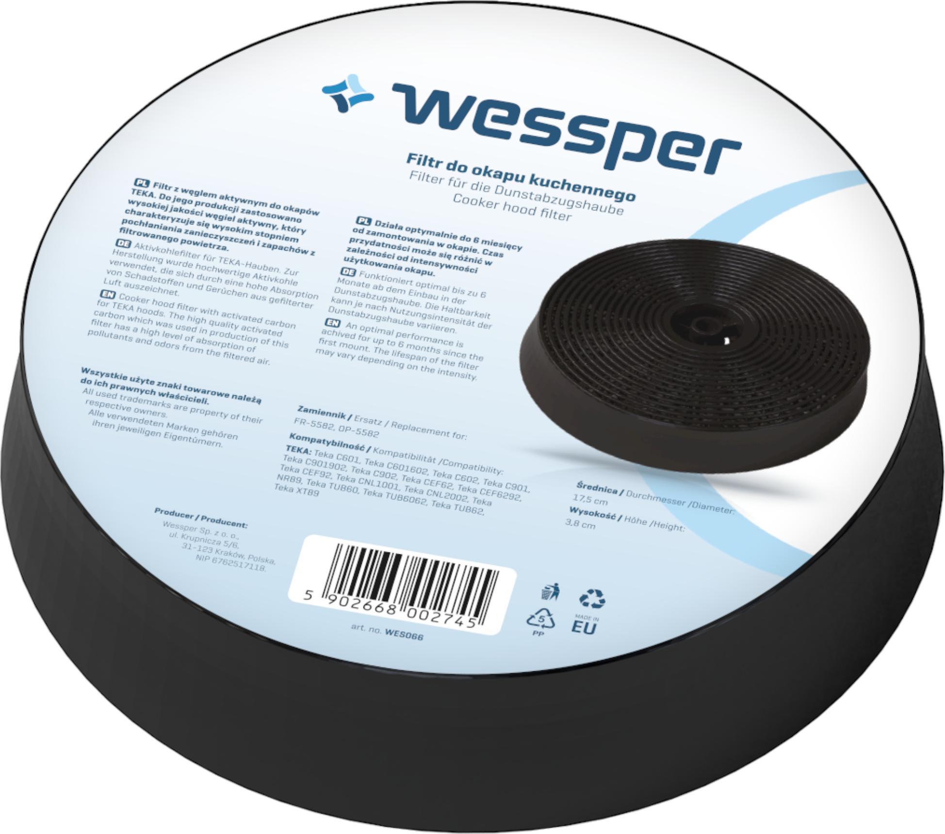 Wessper Filtr węglowy  C1C Teka CNL2002