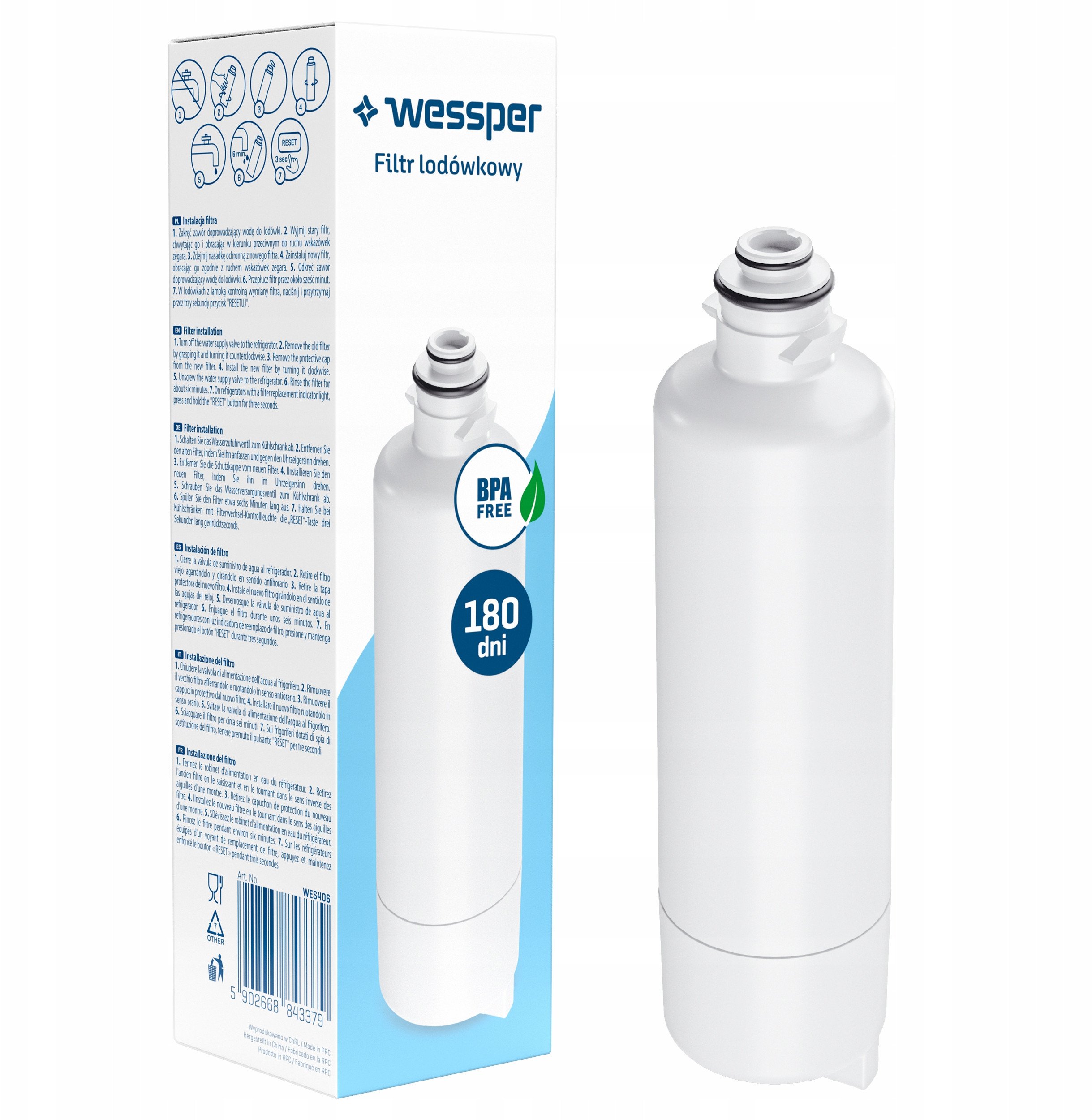 Wessper Filtr Bosch, Siemens, Gaggenau, Neff