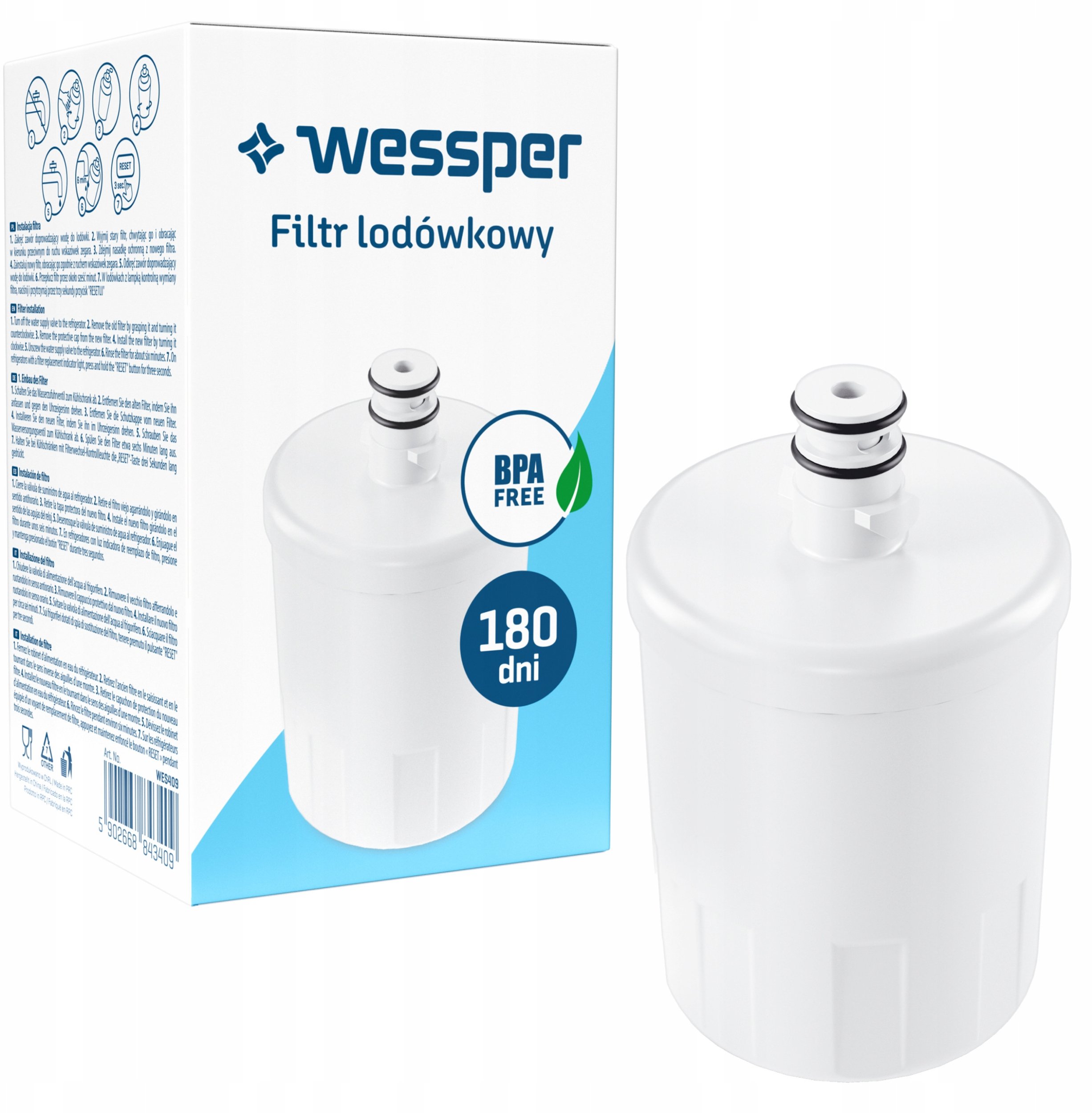 Wessper Filtr LG, Kenmore (WES409) |