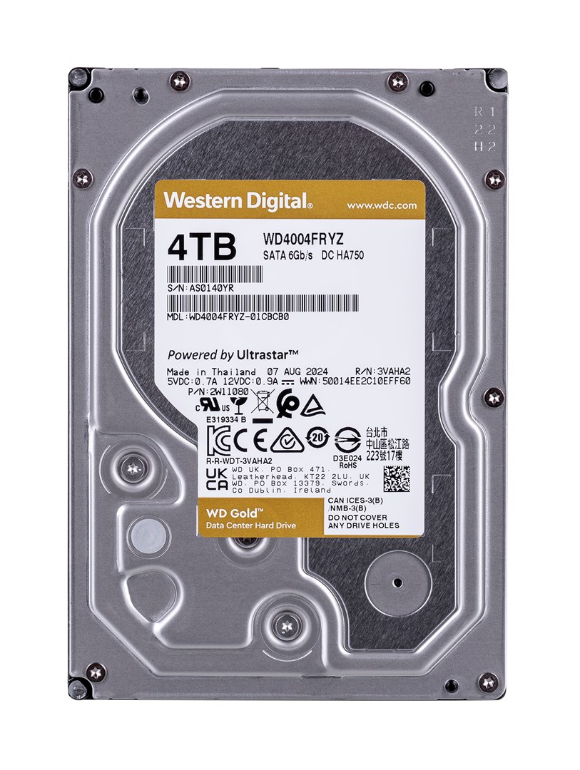 Dysk serwerowy WD Gold 4TB 3