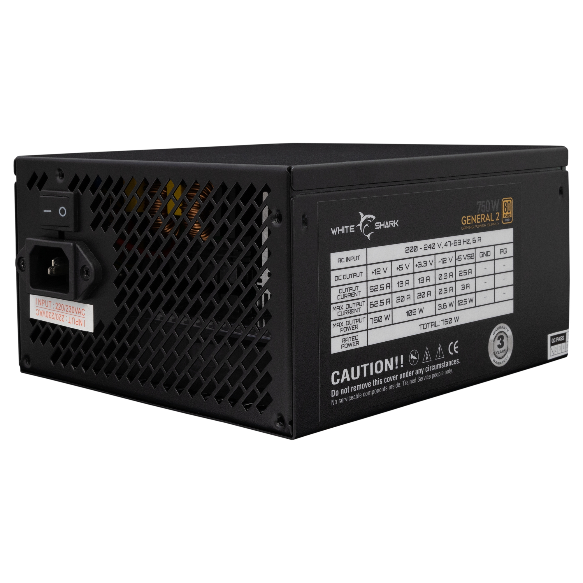 White Shark GPSU-750W General-2 750W 80+