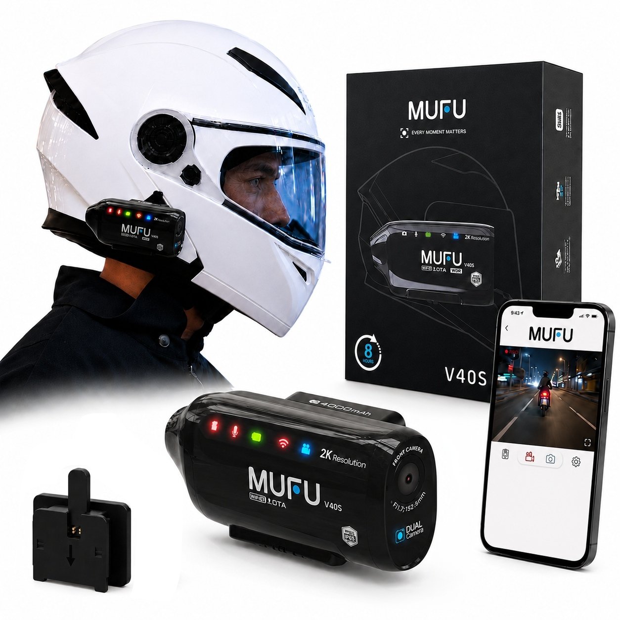 Wideorejestrator MUFUV40S (2k)  + (8h) (4711148726139)