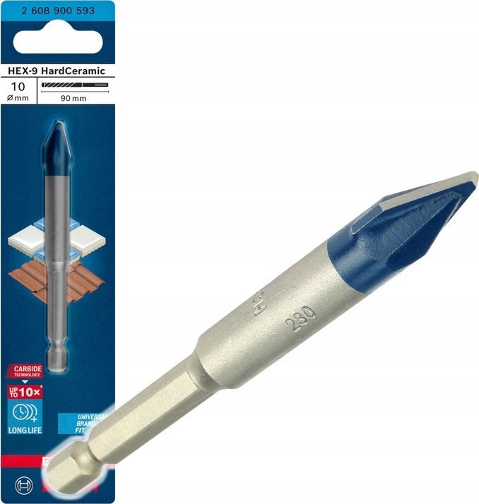 Bosch Expert HEX-9 HardCeramic drill, O