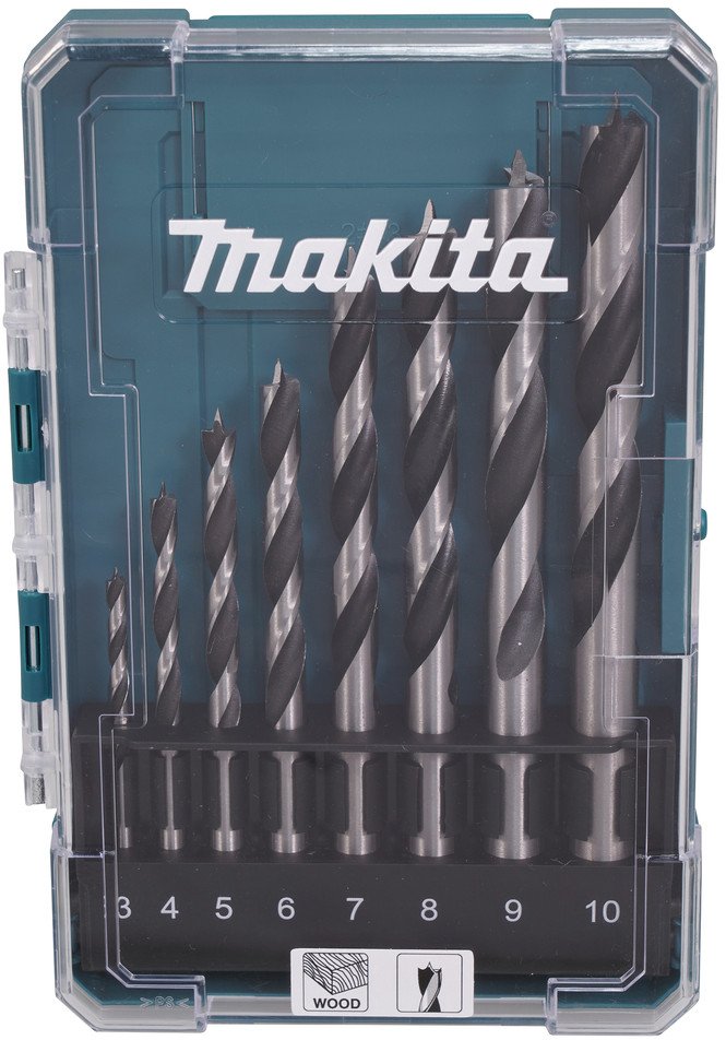 Makita WOOD DRILL BITS 8PCS SET