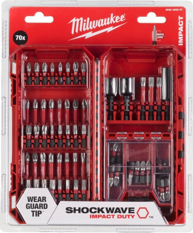 Milwaukee MILWAUKEE TIPS SET 70 pcs