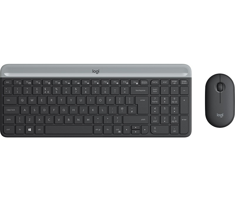 Klawiatura + Logitech MK470 Slim (920-009204)