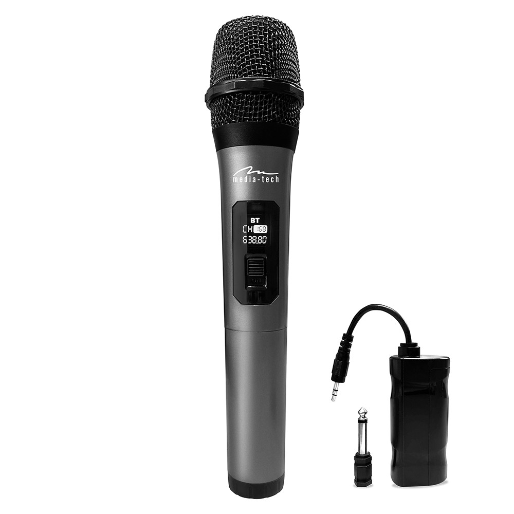 Media tech Wireless microphone for speakers