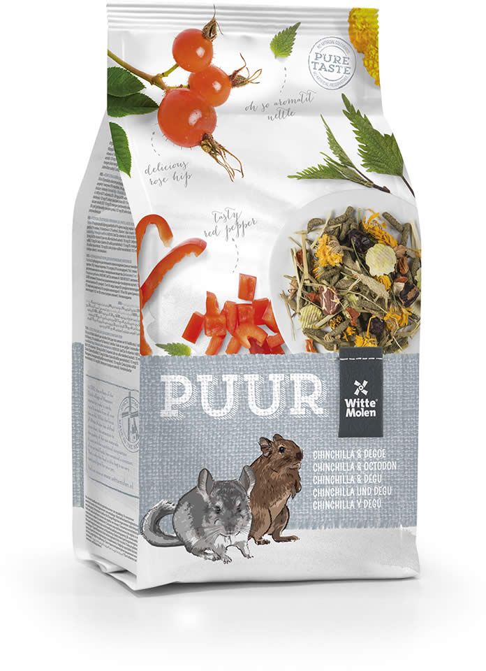 Witte Molen Puur Chinchillas/Degus 500g |