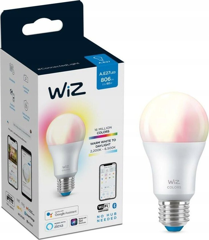 WiZ ,Bulb,8,5W,2200-6500 (RGB)