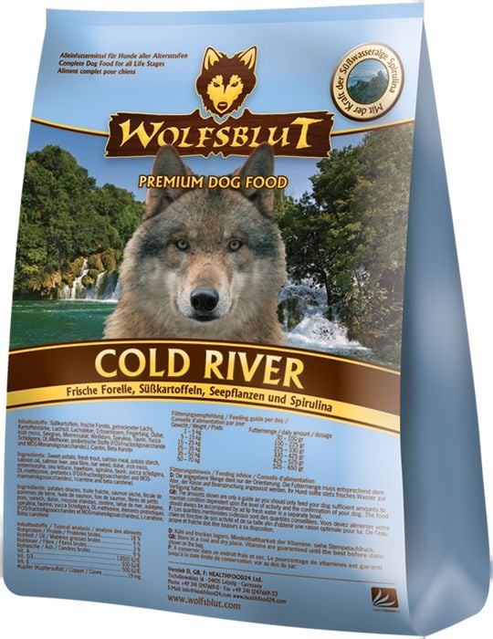 Wolfsblut Dog Cold River - pstrąg