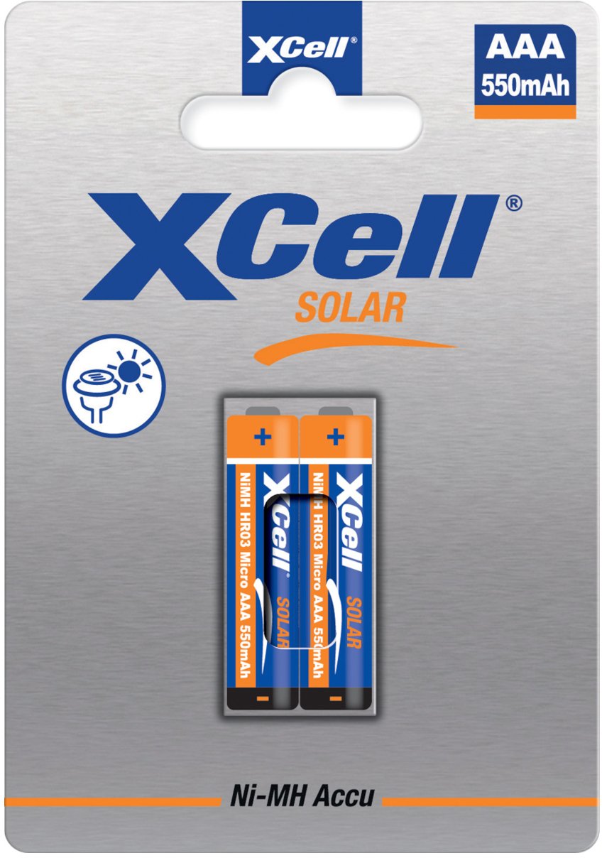 XCell Solar X550AAA Ni-MH Micro AAA