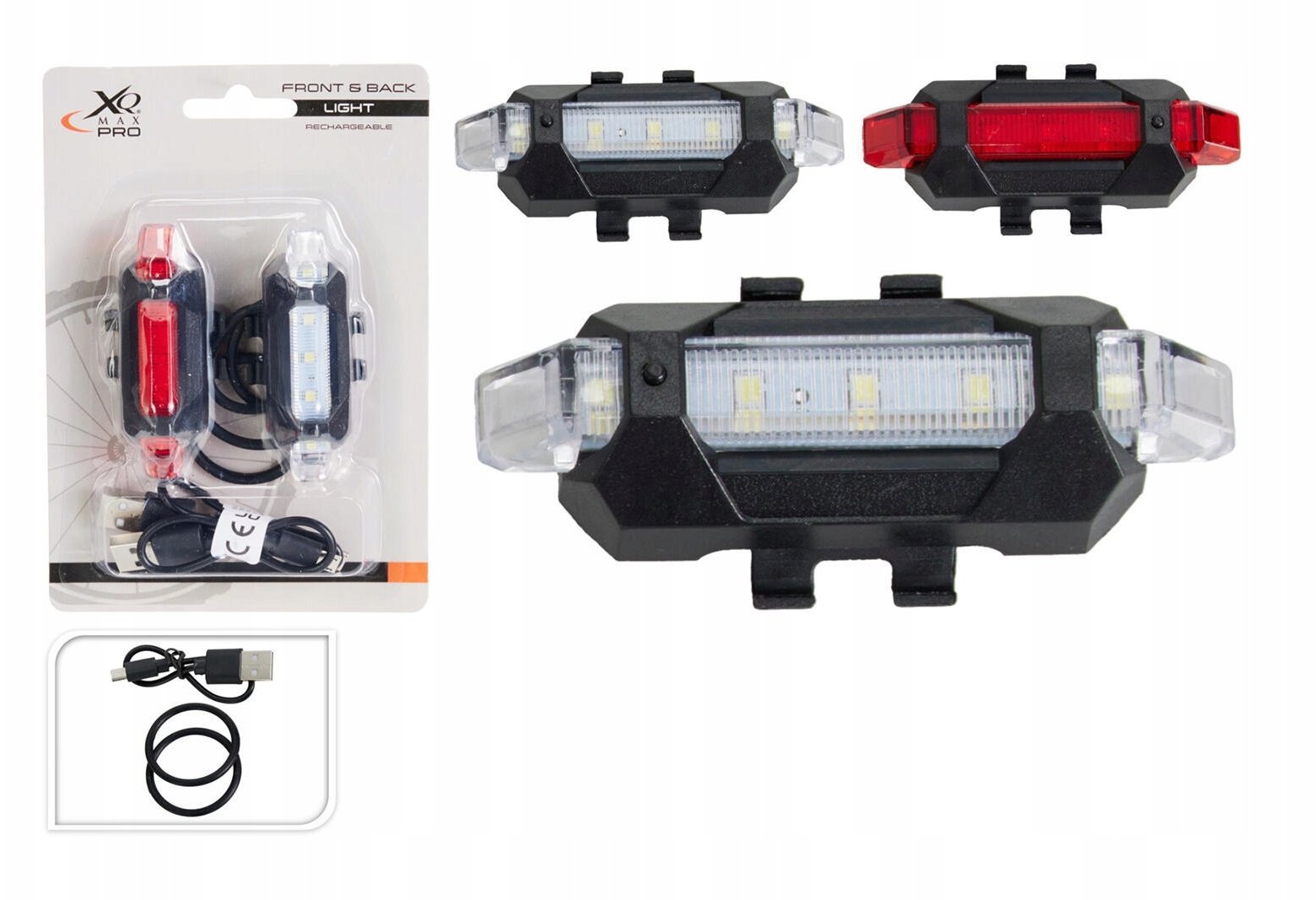 XQ Max  LAMP ROWEROWYCH LED PRZÓD