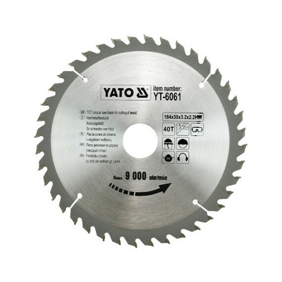 Yato   184x30mm 40z YT-6061 | YT-6061