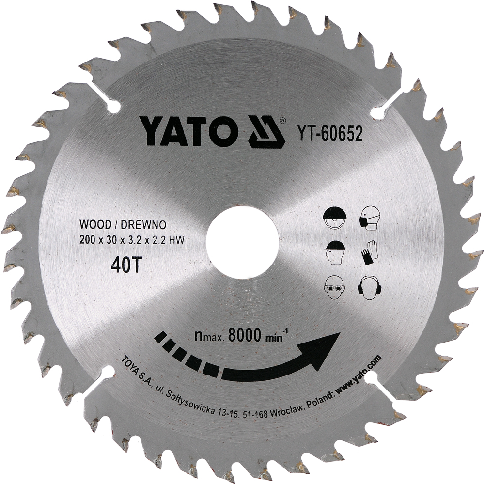 Yato 40T 200x30mm (YT-60652) | YT-60652