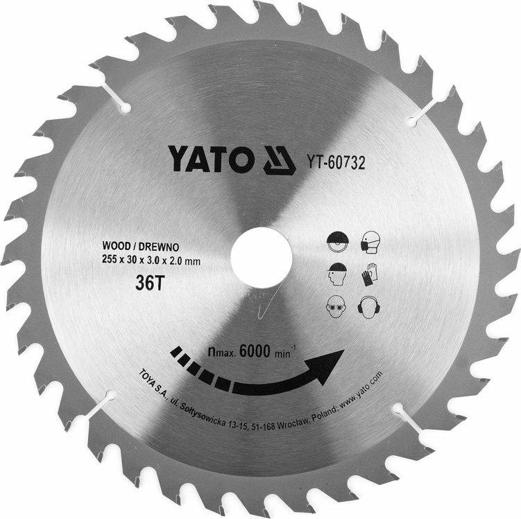 Yato    255X36TX30MM (YT-60732) | YT-60732 |