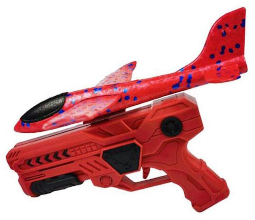 Kiddyz Styrofoam Airplane Gun Launcher with