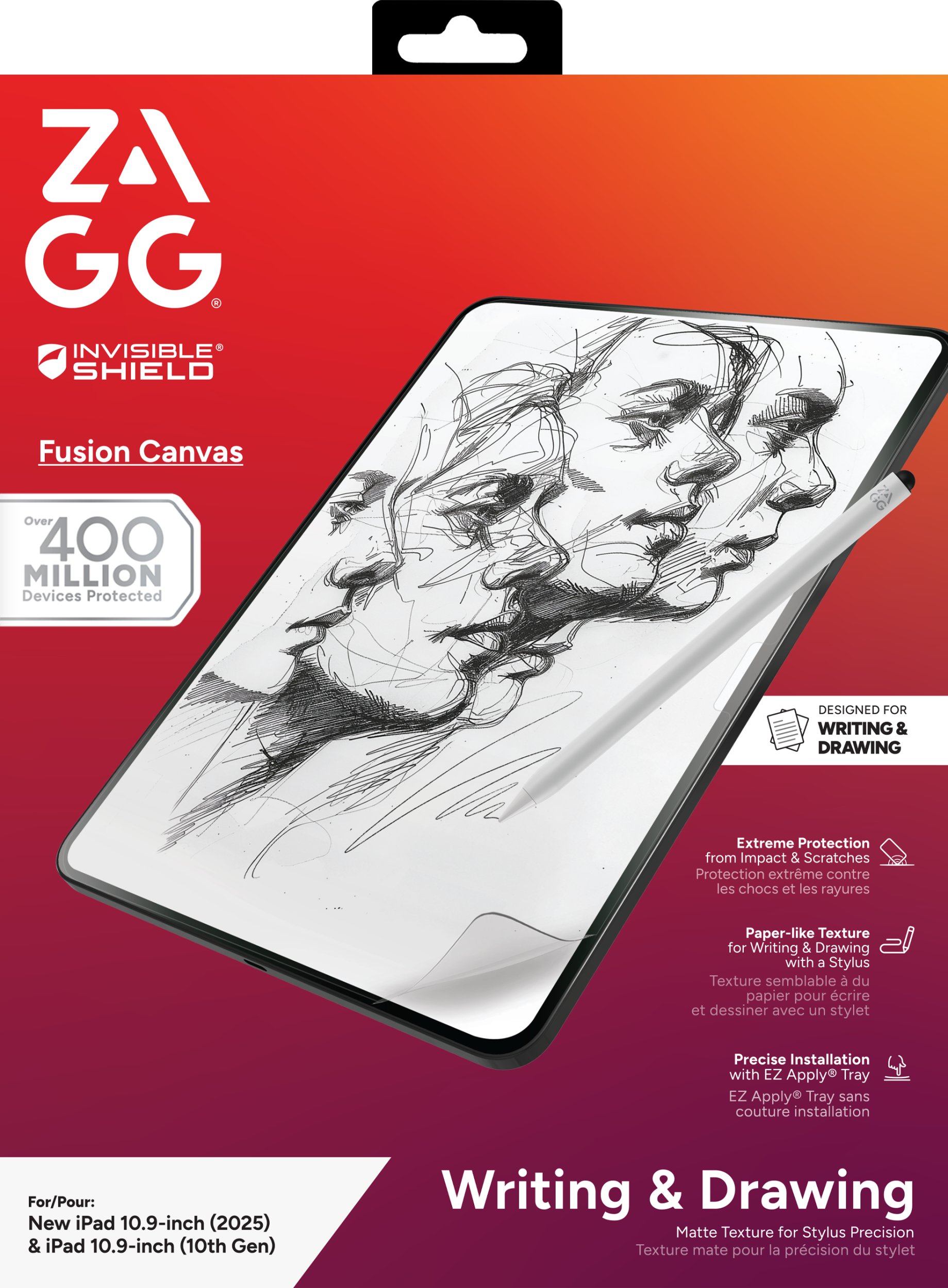 Zagg   imitująca  ZAGG InvisibleShield Fusion Canvas