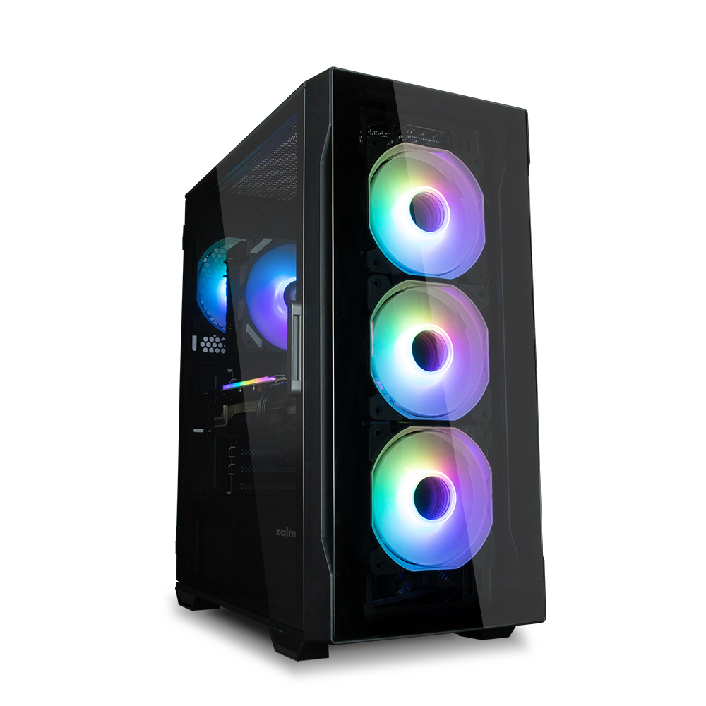 Zalman I3 NEO TG Black, RGB