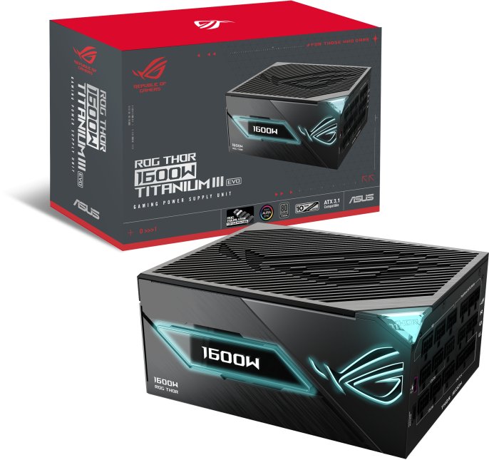 Zasilacz Asus ROG -THOR-1600T3-GAMING-EVO zasilaczy 1600