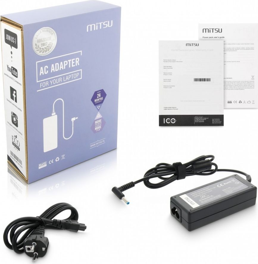 Zasilacz do laptopa Mitsu 65 W